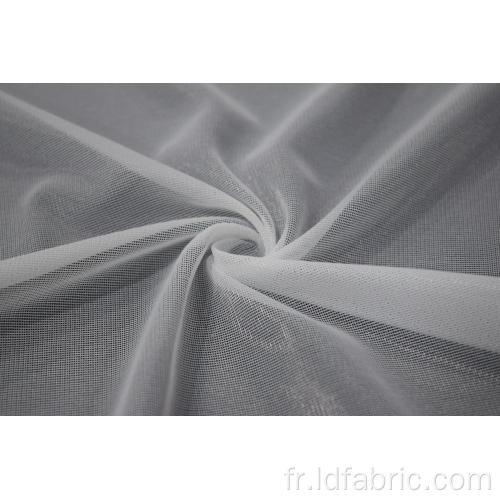 Tissu de teinture en maille blanche 100% nylon